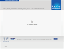 Tablet Screenshot of lexisricerche.it